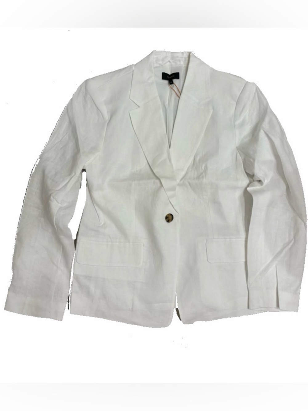 GUC Quince white linen blazer